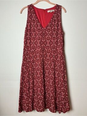 LOFT Women’s Floral Sleeveless Dress Size L